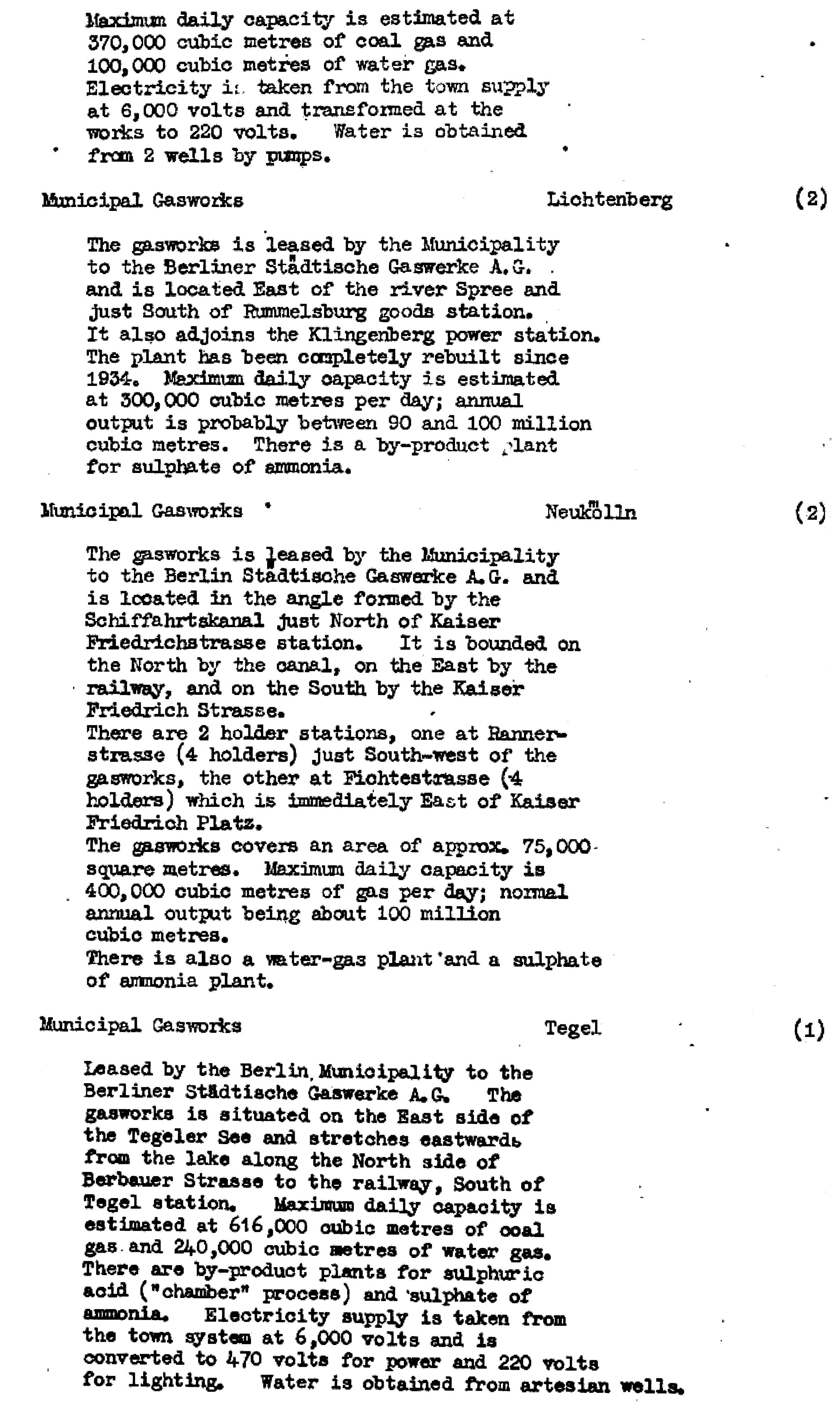 Die Ziele der alliierten Luftangriffe in Berlin im Zeiten Weltkrieg im Bomber's Baedeker - Originaldokument Seite 39