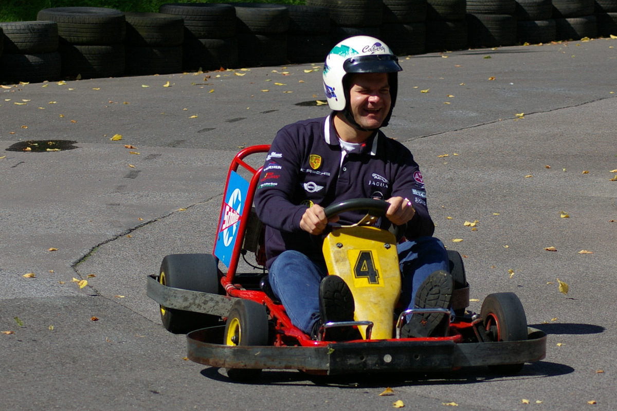 Markus Lenz Go-Kart-Fahren