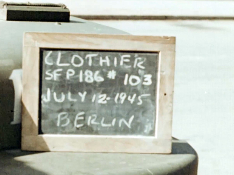 Special Film Project SFP 186 - Clothier July 12 1945 Berlin