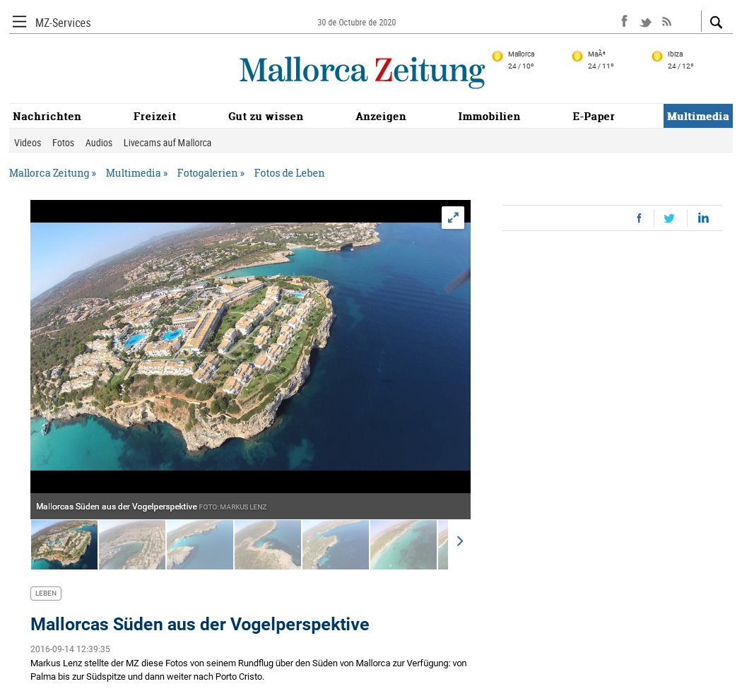 Mallorcas Süden aus der Vogelperspektive: Luftbilder von Markus Lenz